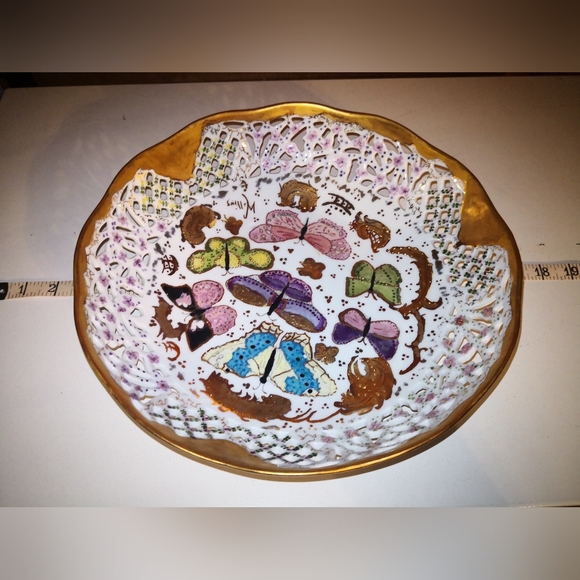 International Porcelain Artists & Teachers Inc. Decorative Dish - Picture 4 of 12